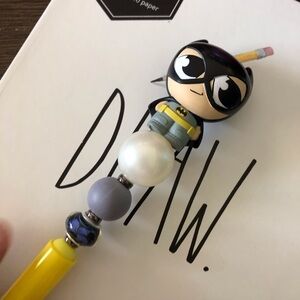 DC Comics: Batman handmade beaded pen